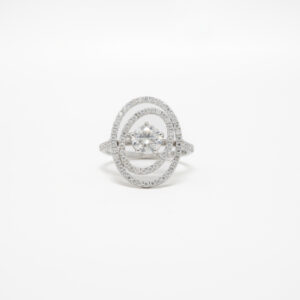 MOISSANITE RING 18K