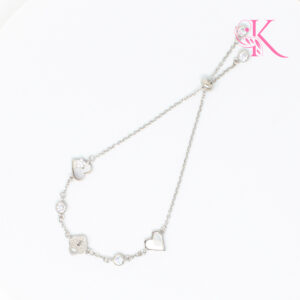 Adjustable Chain Bracelet Silver 92.5