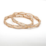 STUDDED BANGLES 18K