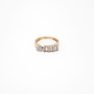 STUDDED RING 18K