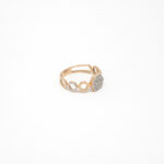 STUDDED RING 18K