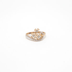 STUDDED RING 18K
