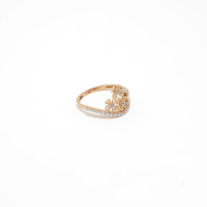 STUDDED RING 18K