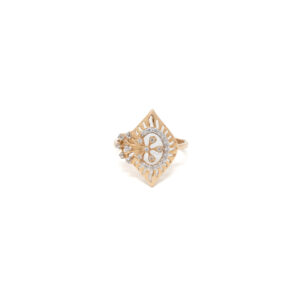 STUDDED RING 18K