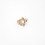 STUDDED RING 18K