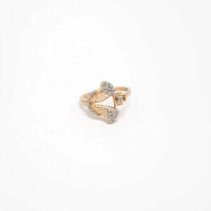 STUDDED RING 18K