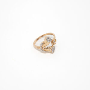 STUDDED RING 18K