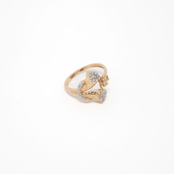 STUDDED RING 18K