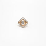 STUDDED RING 18K