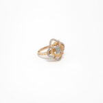 STUDDED RING 18K