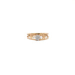 STUDDED RING 18K