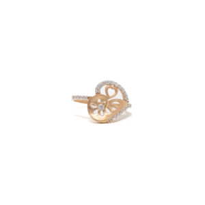 STUDDED RING 18K