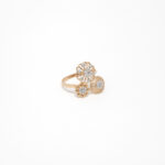 STUDDED RING 18K
