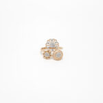 STUDDED RING 18K