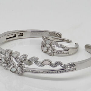 Silver Kada Bracelet Ring 92.5