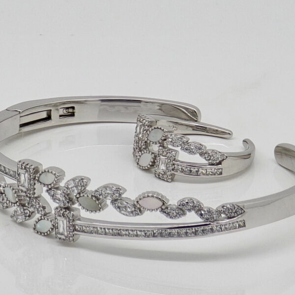 Silver Kada Bracelet Ring 92.5