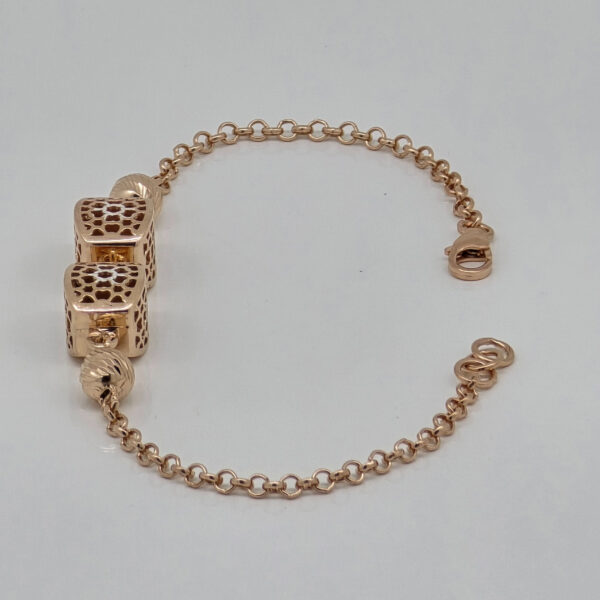 SILVER FANCY CHAIN BRACELET 92.5