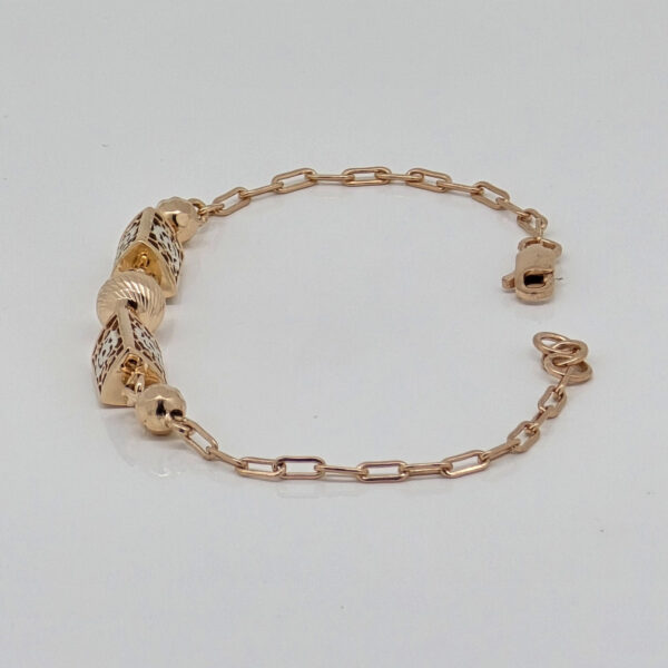 SILVER FANCY CHAIN BRACELET 92.5