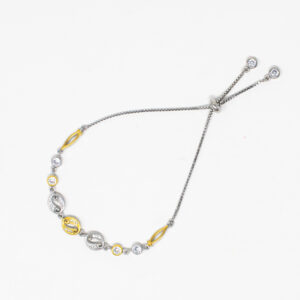 SILVER ADJUSTABLE CHAIN BRACELET92.5