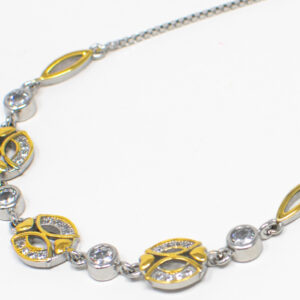 SILVER ADJUSTABLE CHAIN BRACELET92.5