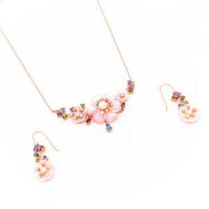 SILVER MOP PENDANT SET 92.5