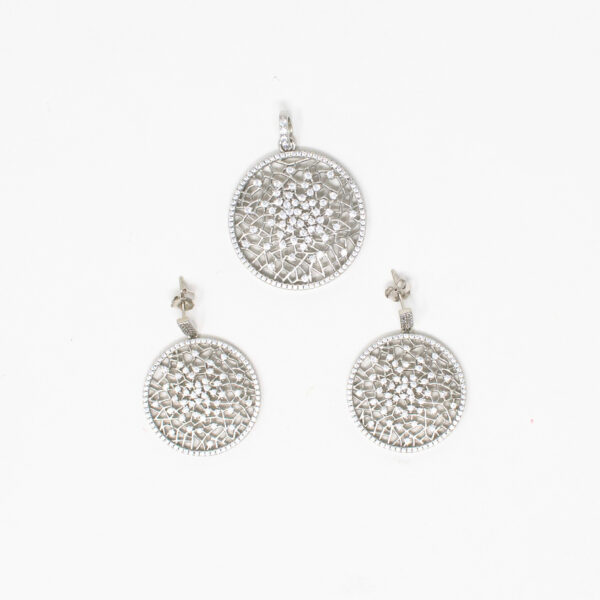SILVER PENDANT SET 92.5