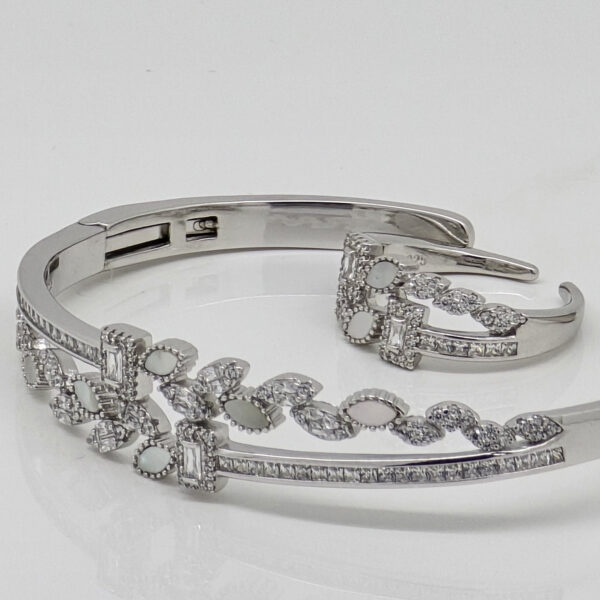 Silver Kada Bracelet Ring 92.5