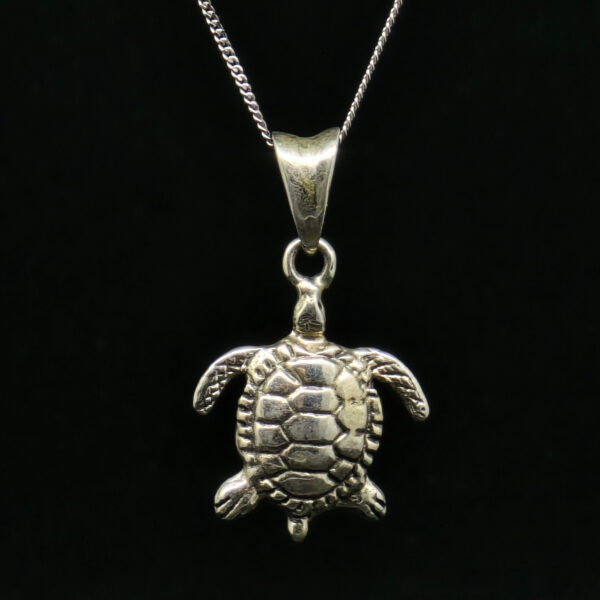 TORTOISE PENDANT SILVER 92.5
