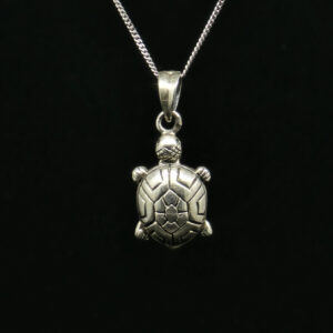 TORTOISE PENDANT SILVER 92.5