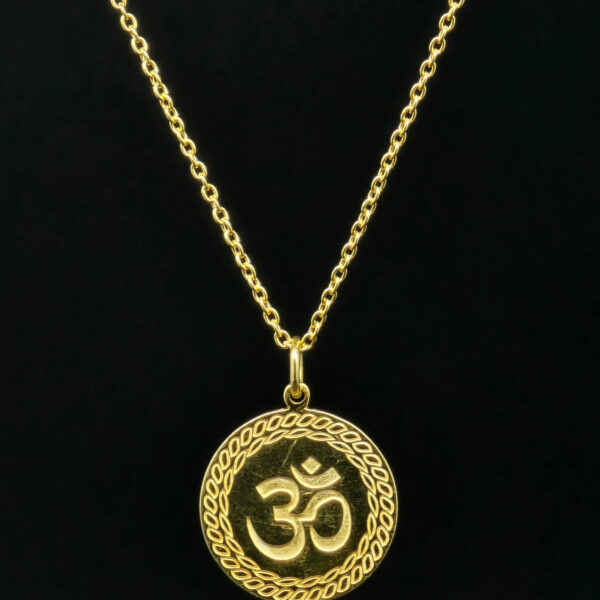 OM CHAIN PENDANT SILVER 92.5